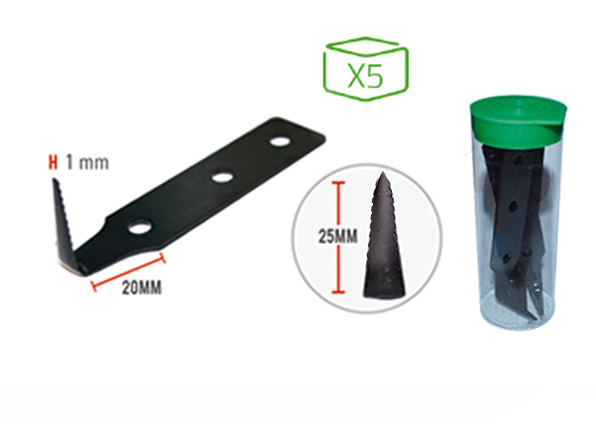 CUTITE ''L  - 25MM - 10 BUC/ SET