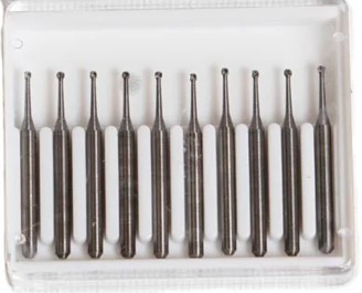 FREZE ROTUNDE 1 MM REPARATII PARBRIZE - 10 BUC/SET